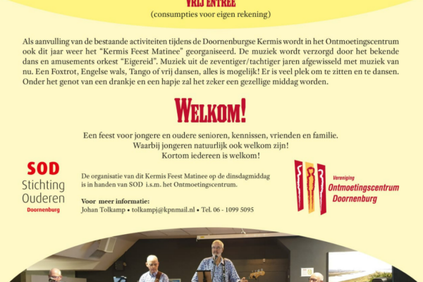 Kermis Feest Matinee OC Doornenburg