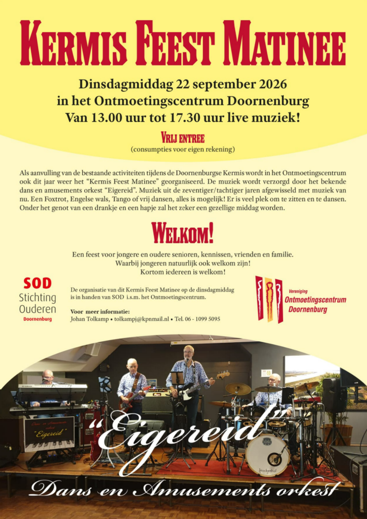 Kermis Feest Matinee OC Doornenburg